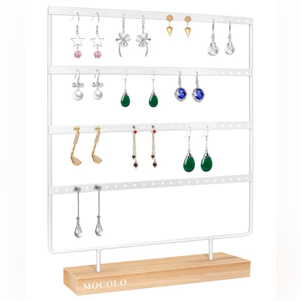 Jewelry Organizers with Wooden Base 2 Sets